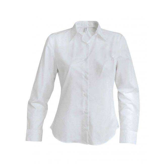 Ladies' long-sleeved non-iron shirt culoare white marimea xl