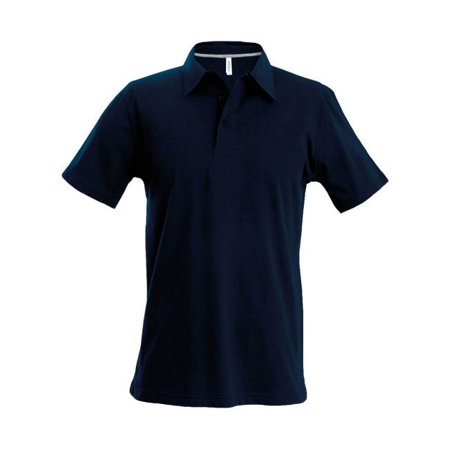 Men's short-sleeved polo shirt culoare navy marimea m