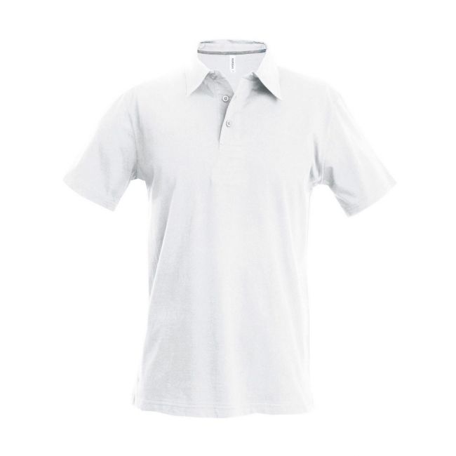 Men's short-sleeved polo shirt culoare white marimea 4xl