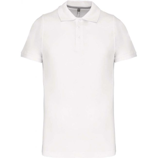 Men's short-sleeved polo shirt culoare white marimea 4xl