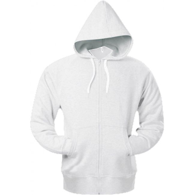 Full zip hooded sweatshirt culoare white marimea 3xl