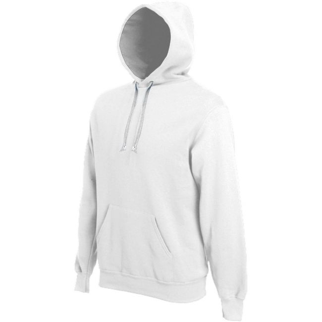 Hooded sweatshirt culoare white marimea m