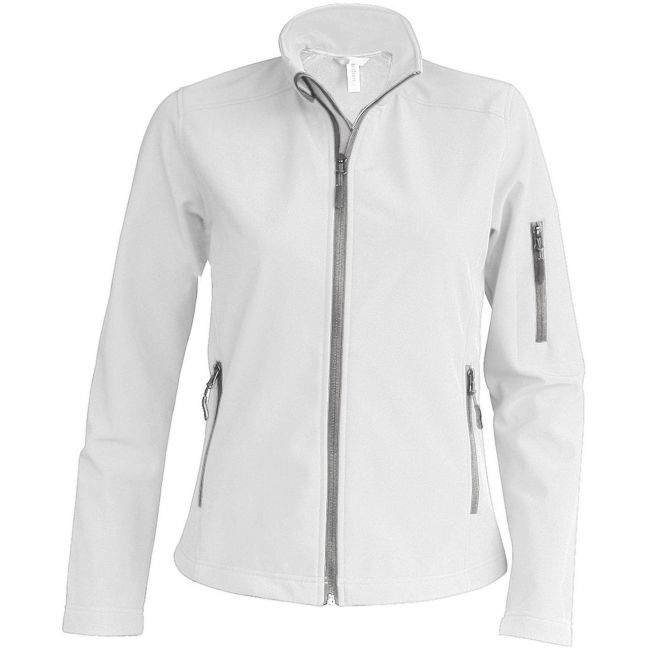 Ladies' softshell jacket culoare white marimea 4xl