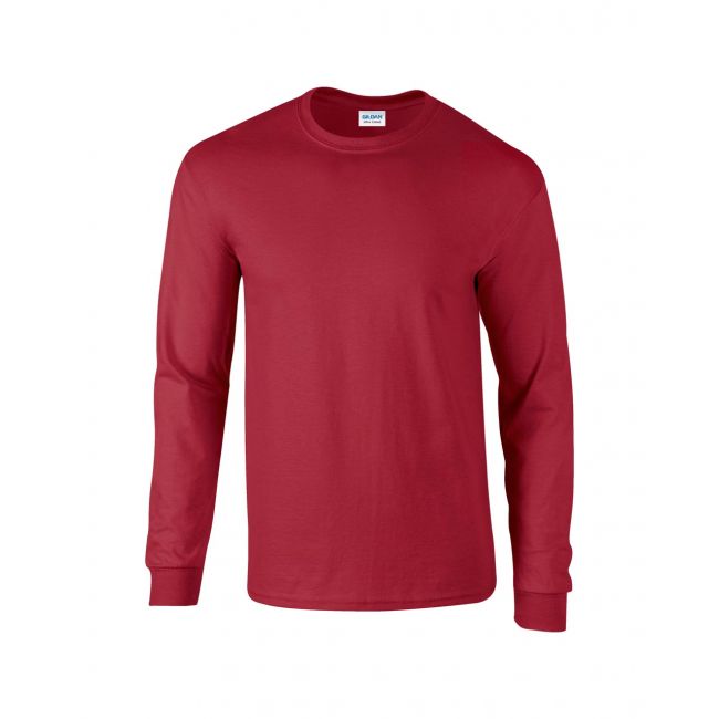 Ultra cotton™ adult long sleeve t-shirt culoare cardinal red marimea 3xl