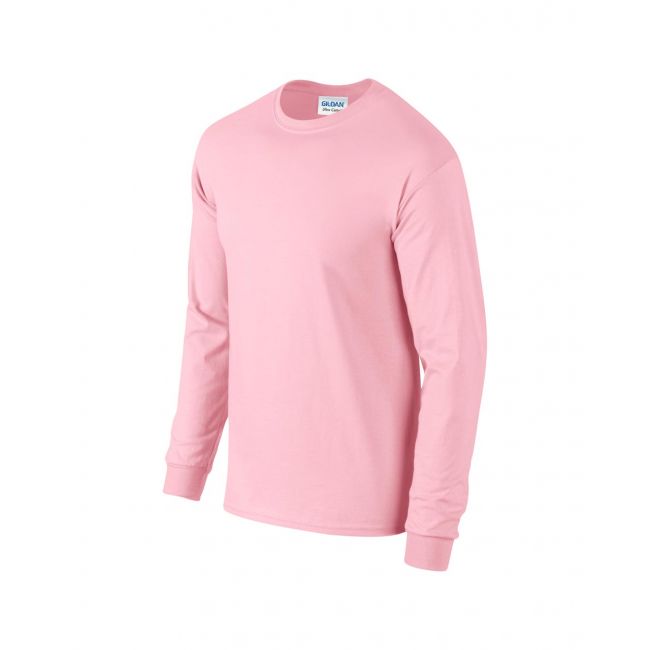 Ultra cotton™ adult long sleeve t-shirt culoare light pink marimea 3xl