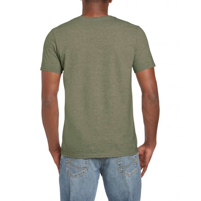 Softstyle® adult t-shirt culoare heather military green marimea s