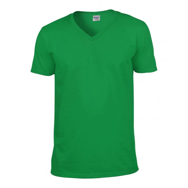 Softstyle® adult v-neck t-shirt culoare irish green marimea l