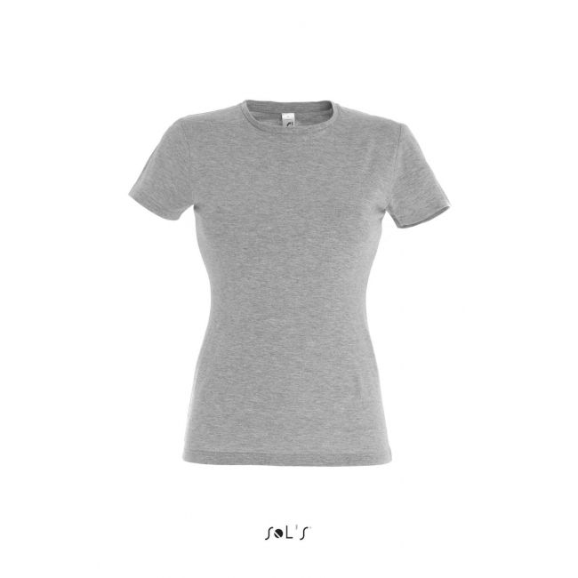 Sol's miss - women’s t-shirt culoare grey melange marimea s