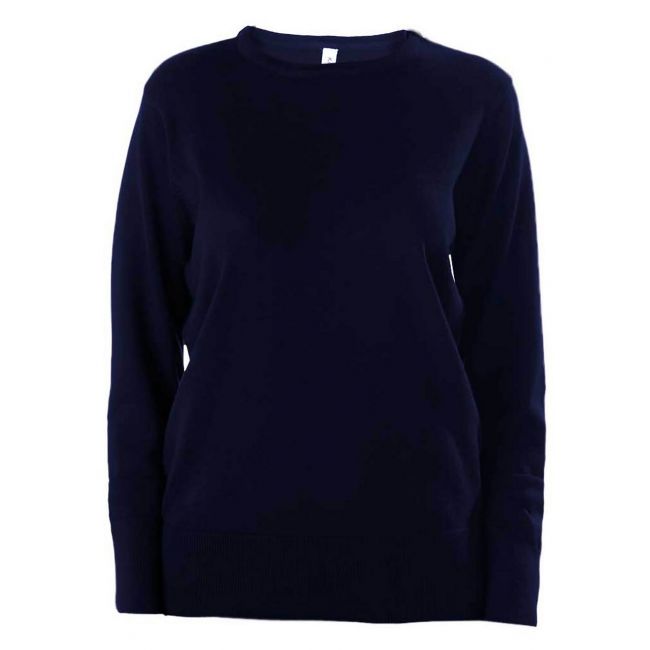 Ladies' crew neck jumper culoare navy marimea s