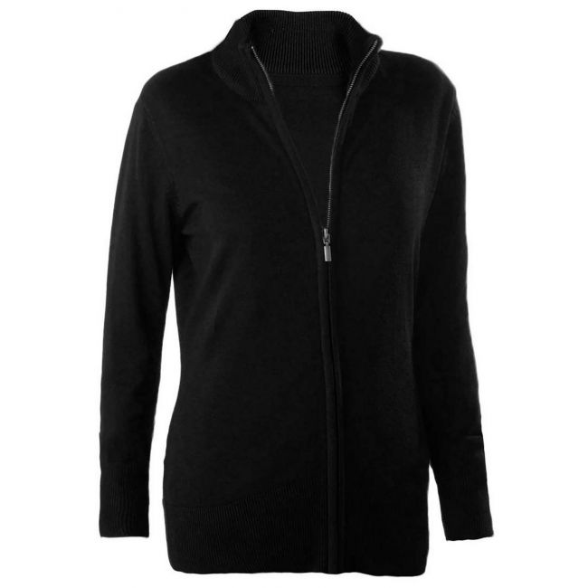 Ladies' full zip  cardigan culoare black marimea 2xl