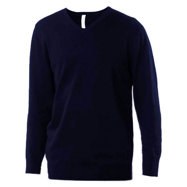 Men’s v-neck jumper culoare navy marimea m