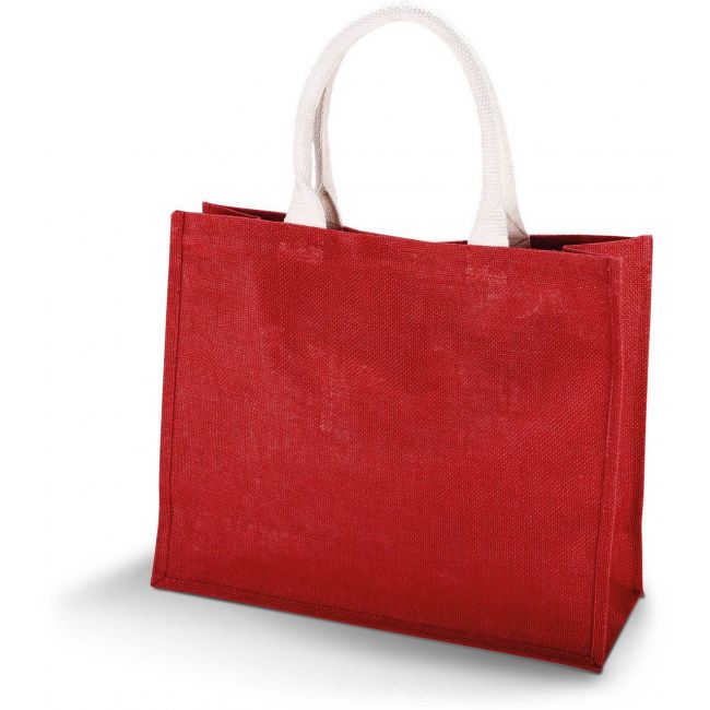 Jute beach bag culoare wine marimea u