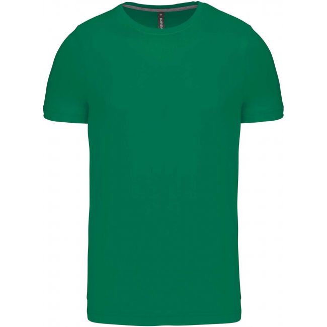 Short-sleeved crew neck t-shirt culoare kelly green marimea xl