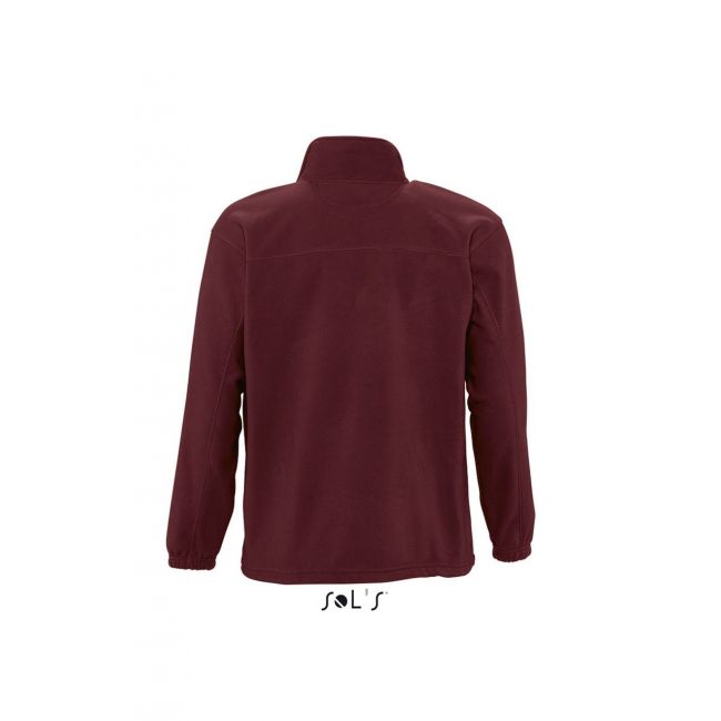 Sol's north men - zipped fleece jacket culoare burgundy marimea s