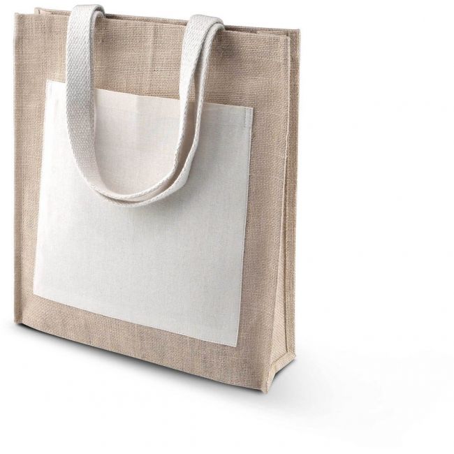 Jute shopper bag culoare natural marimea u