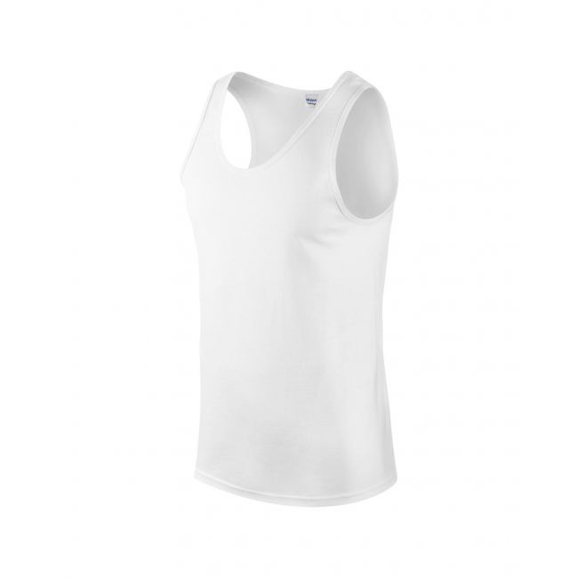 Softstyle® adult tank top culoare white marimea m