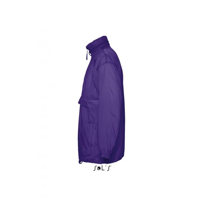 Sol's surf - unisex water repellent windbreaker culoare dark purple marimea l