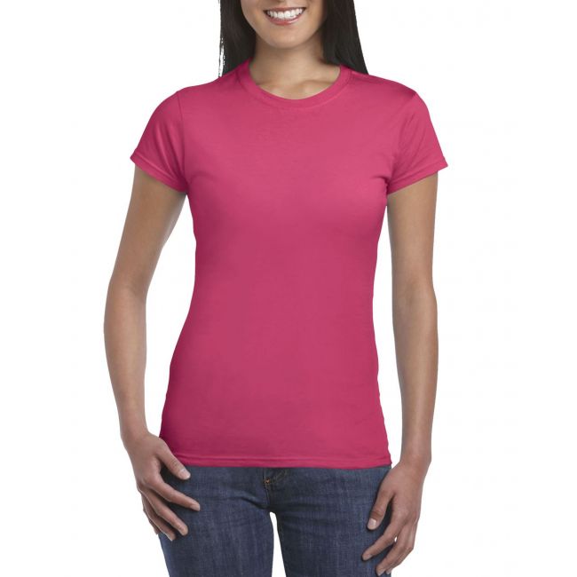 Softstyle® ladies' t-shirt culoare heliconia marimea s