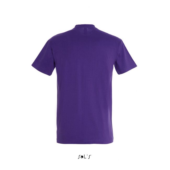 Sol's imperial - men's round collar t-shirt culoare dark purple marimea l