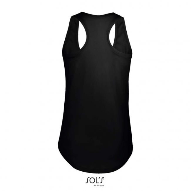 Sol's moka - women’s racer back tank top culoare deep black marimea xs