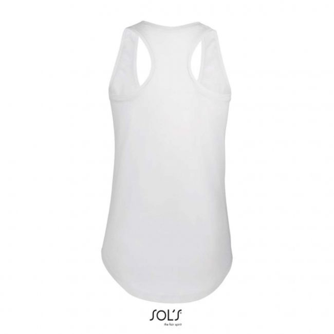 Sol's moka - women’s racer back tank top culoare white marimea s