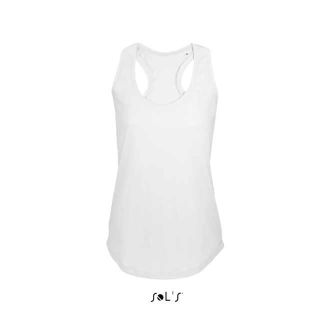 Sol's moka - women’s racer back tank top culoare white marimea xl