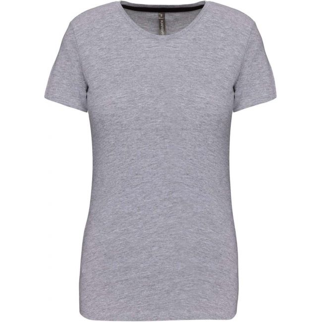 Ladies' short sleeve crew neck t-shirt culoare oxford grey marimea s