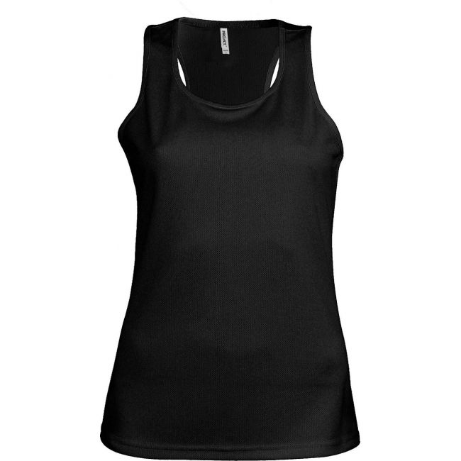 Ladies' sports vest culoare black marimea xs