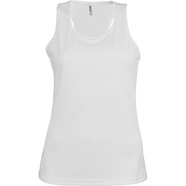 Ladies' sports vest culoare white marimea xl