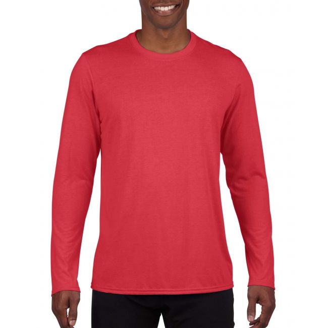 Performance® adult long sleeve t-shirt culoare red marimea l