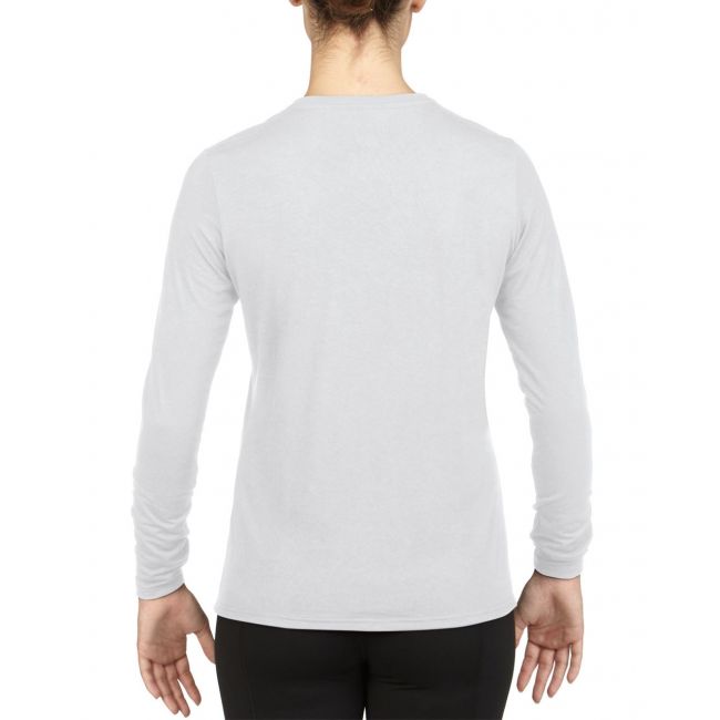 Performance® ladies' long sleeve t-shirt culoare white marimea xs