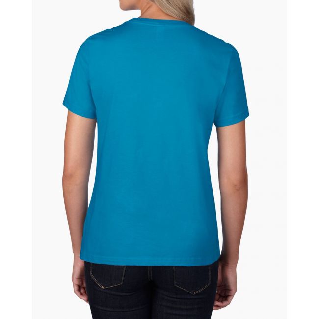 Premium cotton® ladies' t-shirt culoare sapphire marimea 2xl