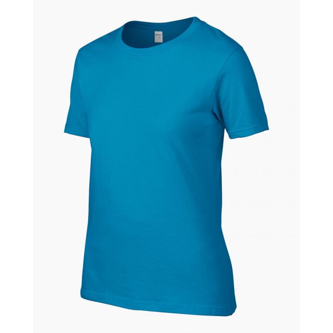 Premium cotton® ladies' t-shirt culoare sapphire marimea l