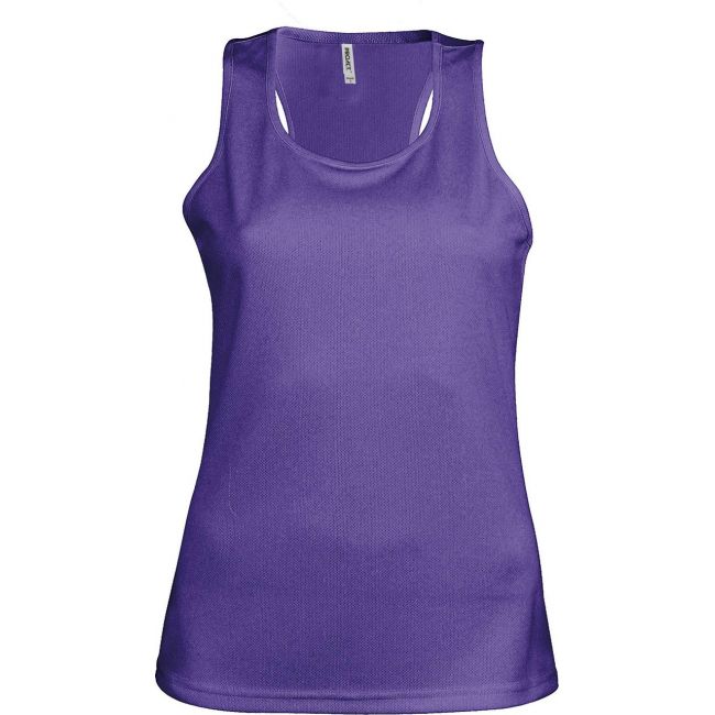 Ladies' sports vest culoare violet marimea l