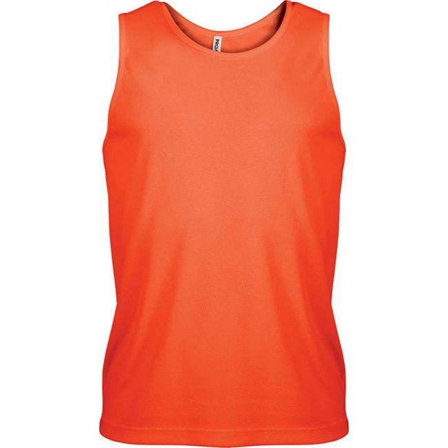 Men’s sports vest culoare fluorescent orange marimea 2xl