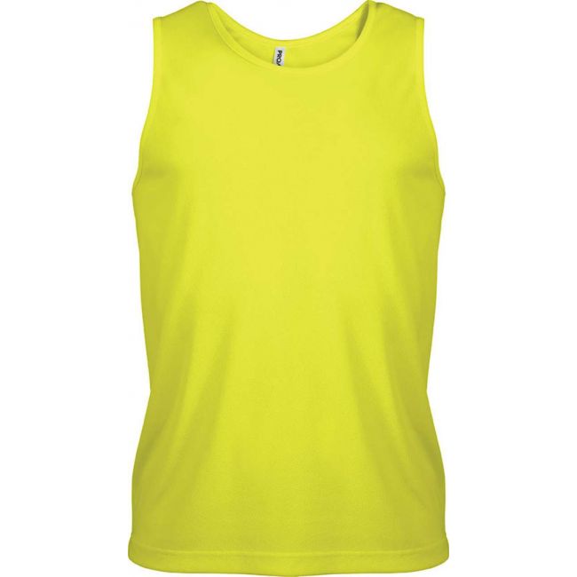 Men’s sports vest culoare fluorescent yellow marimea l