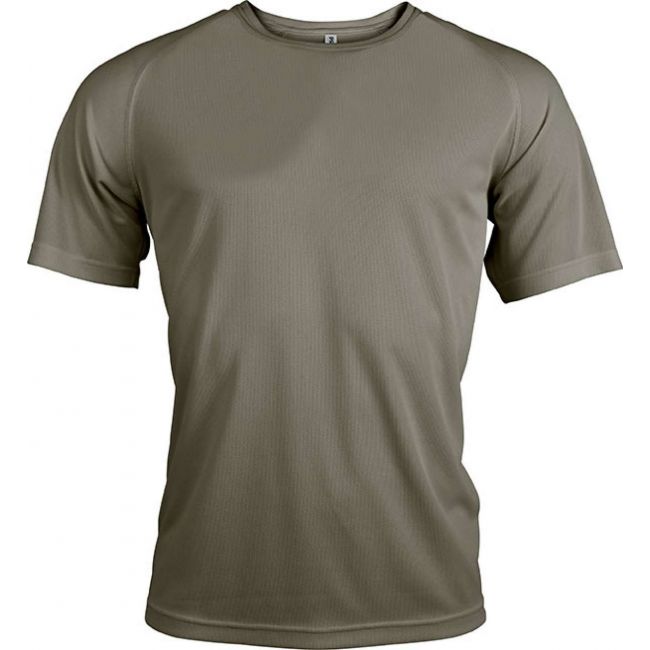 Men's short-sleeved sports t-shirt culoare olive marimea 3xl