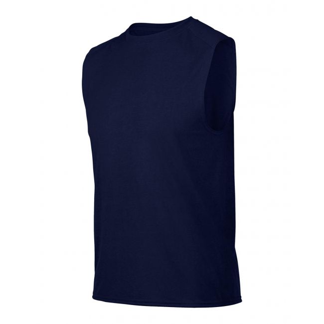 Performance® adult sleeveless t-shirt culoare navy marimea s