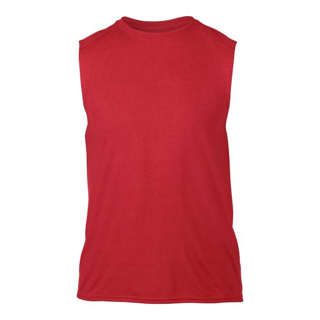 Performance® adult sleeveless t-shirt culoare red marimea s