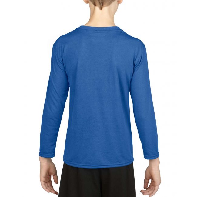 Performance® youth long sleeve t-shirt culoare royal marimea xs