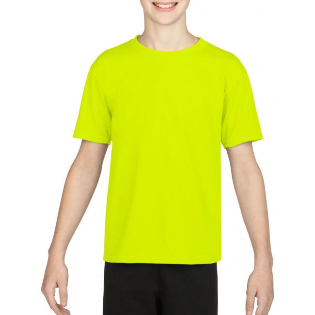 Performance® youth t-shirt culoare safety green marimea m