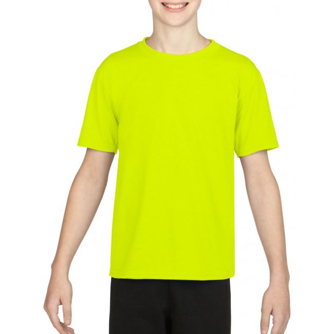 Performance® youth t-shirt culoare safety green marimea xl