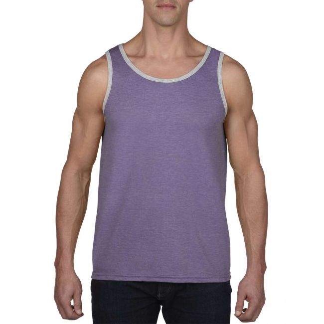 Adult lightweight tank culoare heather purple/heather grey marimea 2xl