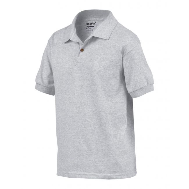 Dryblend® youth jersey polo shirt culoare sport grey marimea xl