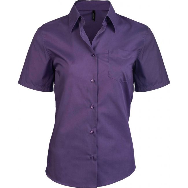 Judith > ladies' short-sleeved shirt culoare purple marimea 2xl