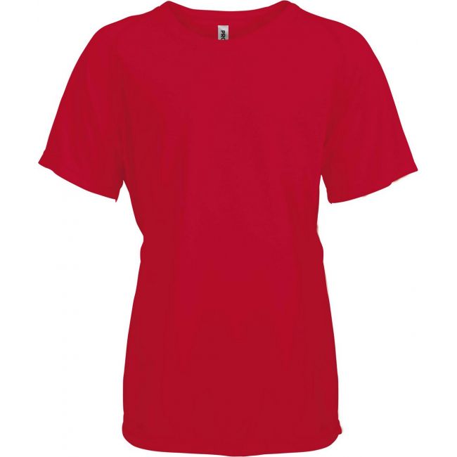 Kids' short sleeved sports t-shirt culoare red marimea 8/10