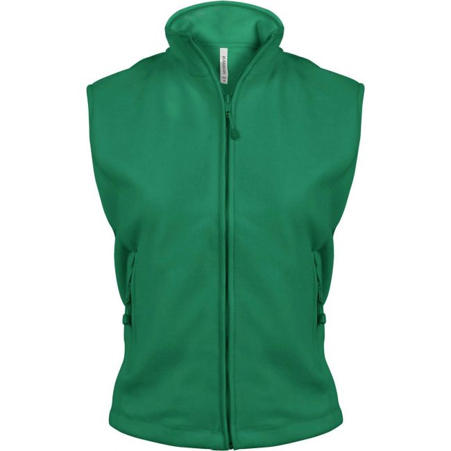 Melodie - ladies' micro fleece gilet culoare kelly green marimea m