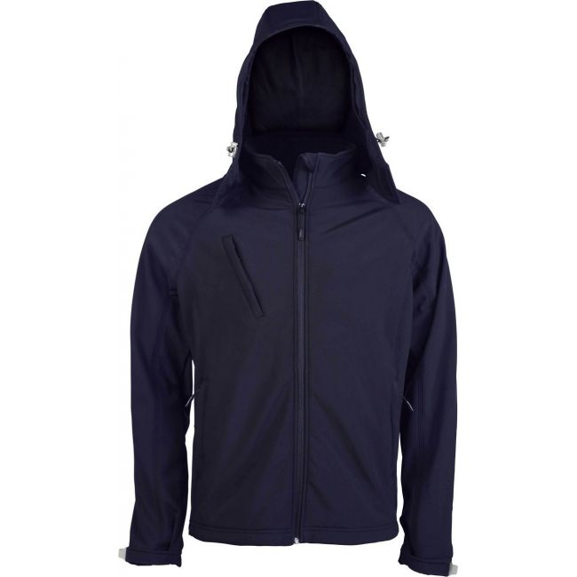 Men's detachable hooded softshell jacket culoare navy marimea 2xl