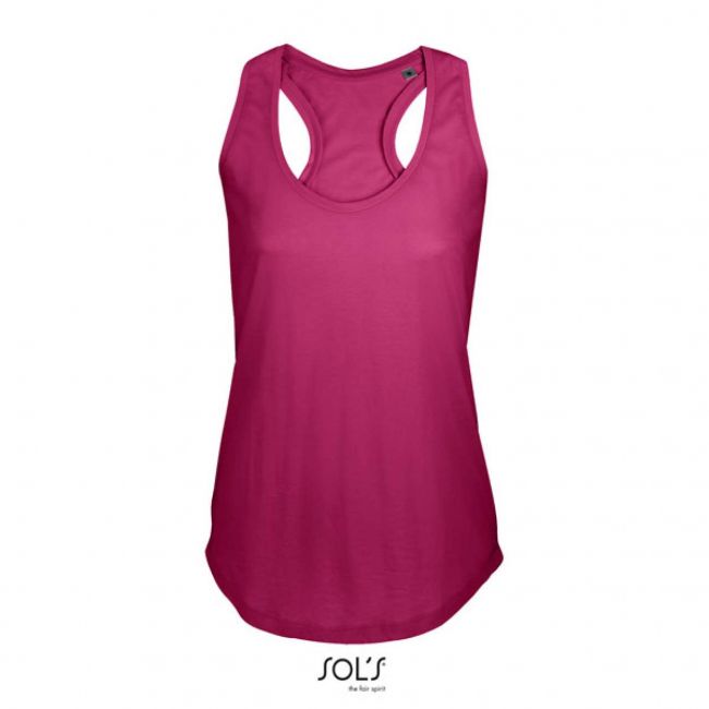 Sol's moka - women’s racer back tank top culoare raspberry marimea m