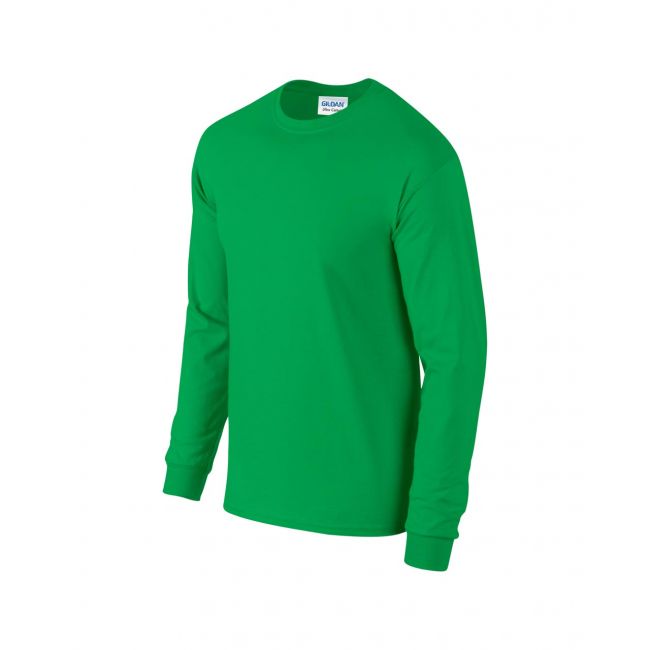 Ultra cotton™ adult long sleeve t-shirt culoare irish green marimea 4xl